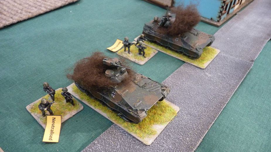 West German Marders are knocked out by BMPs=